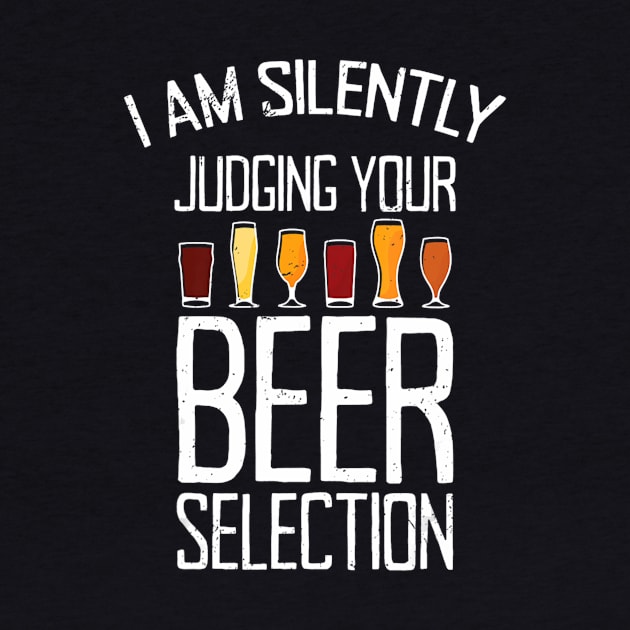 Funny Craft Beer Drinking Silently Judging Beer Snob by easleyzzi